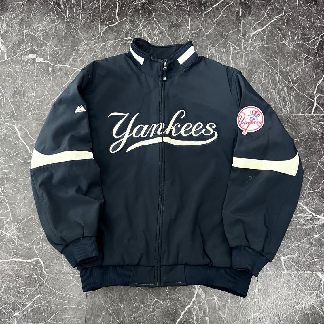 마제스틱 뉴욕 양키스 오버사이즈 바시티 자켓 상품이미지1