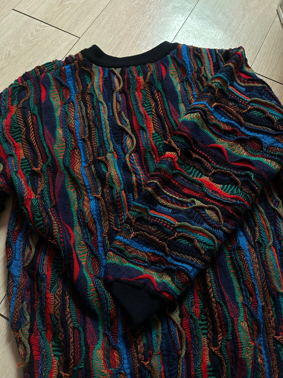 빈티지 쿠지 케이블 니트 상품이미지1