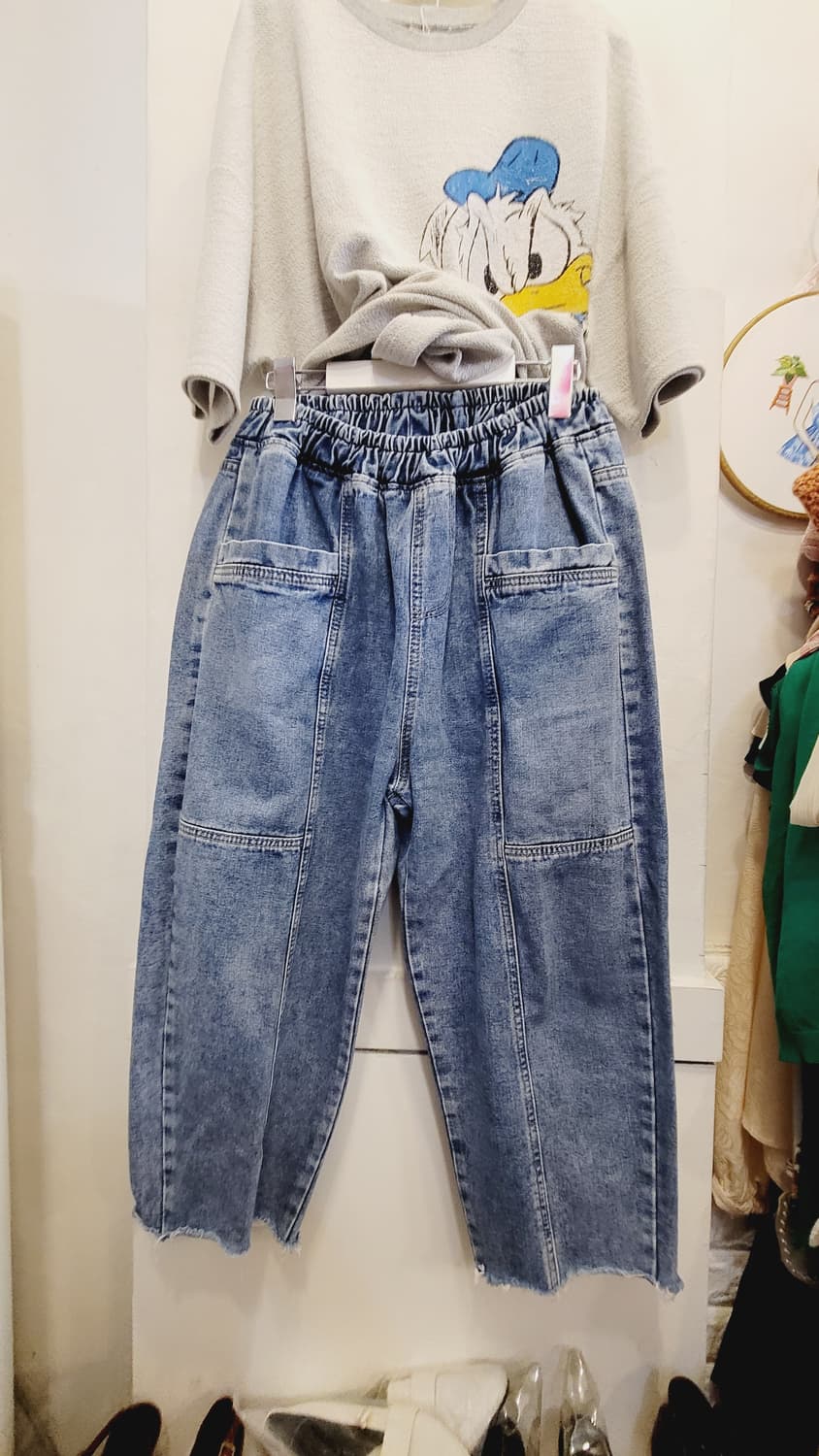 빈티지 도널드 티 .수입 포켓 배기팬츠 상품이미지8