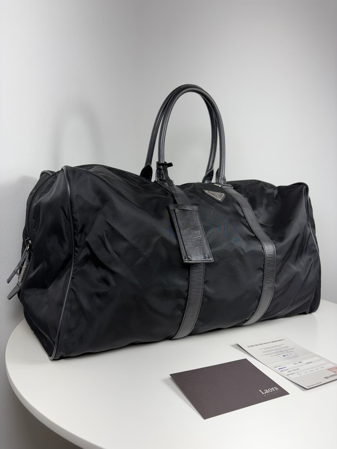 프라다 나일론 보스턴백 골프가방 여행가방 상품이미지2