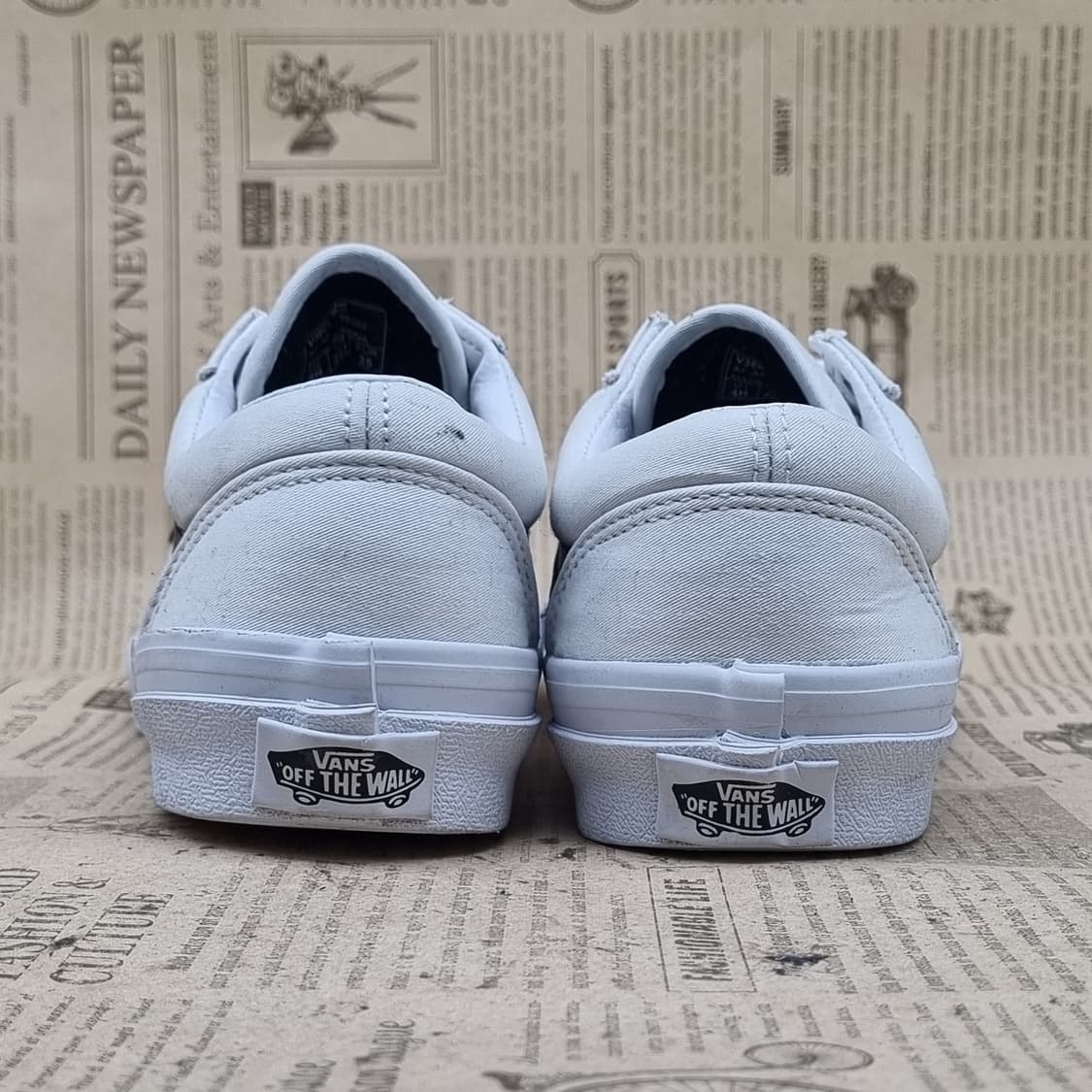 반스 올드스쿨 흰검스니커즈225 상품이미지4