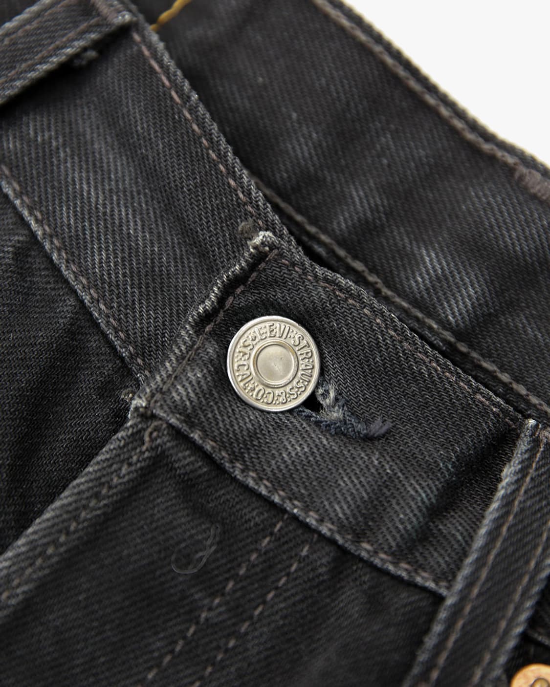 00's Levi's 501 Black Denim Pants 상품이미지8