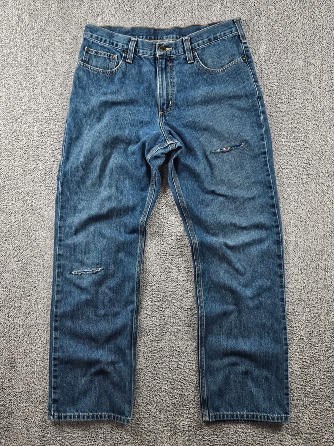 칼하트 리페어 커스텀 데님 워크 팬츠 ( 36X32추정 ) / 11051 상품이미지1