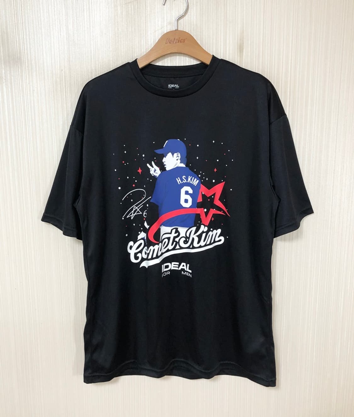 아이디얼포맨X김혜성 한정 코멧킴 플레이어티셔츠 F #6 상품이미지2