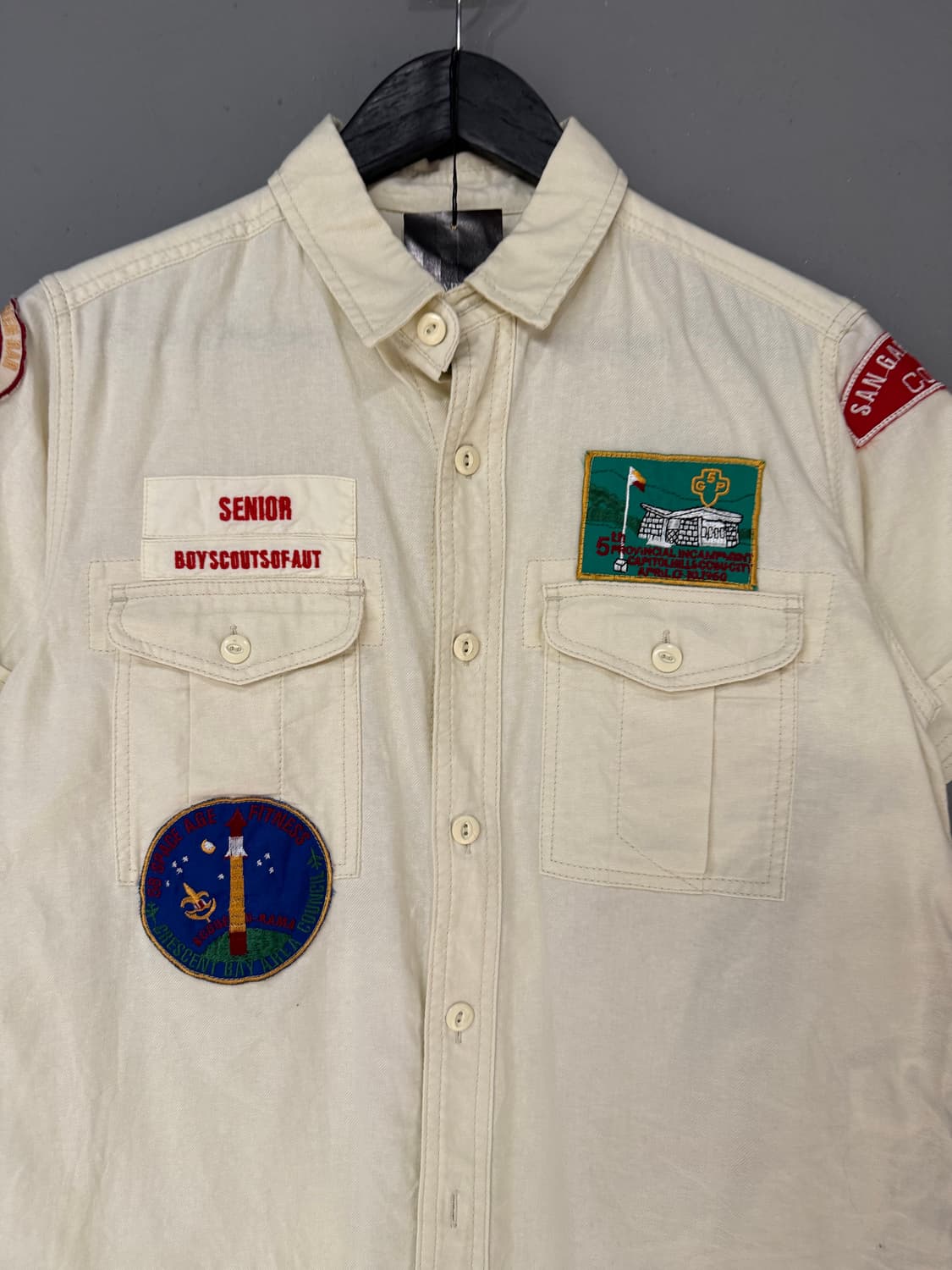 cube sugar patch detail shirt 상품이미지4