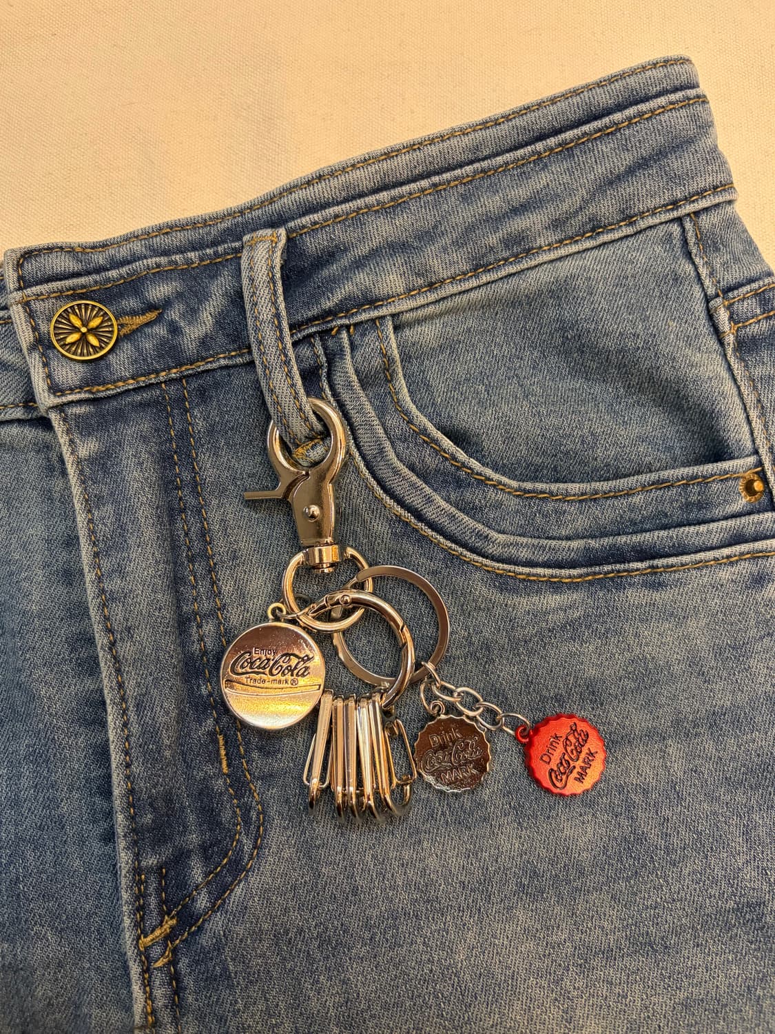 빈티지 코카 감성 키링 상품이미지2