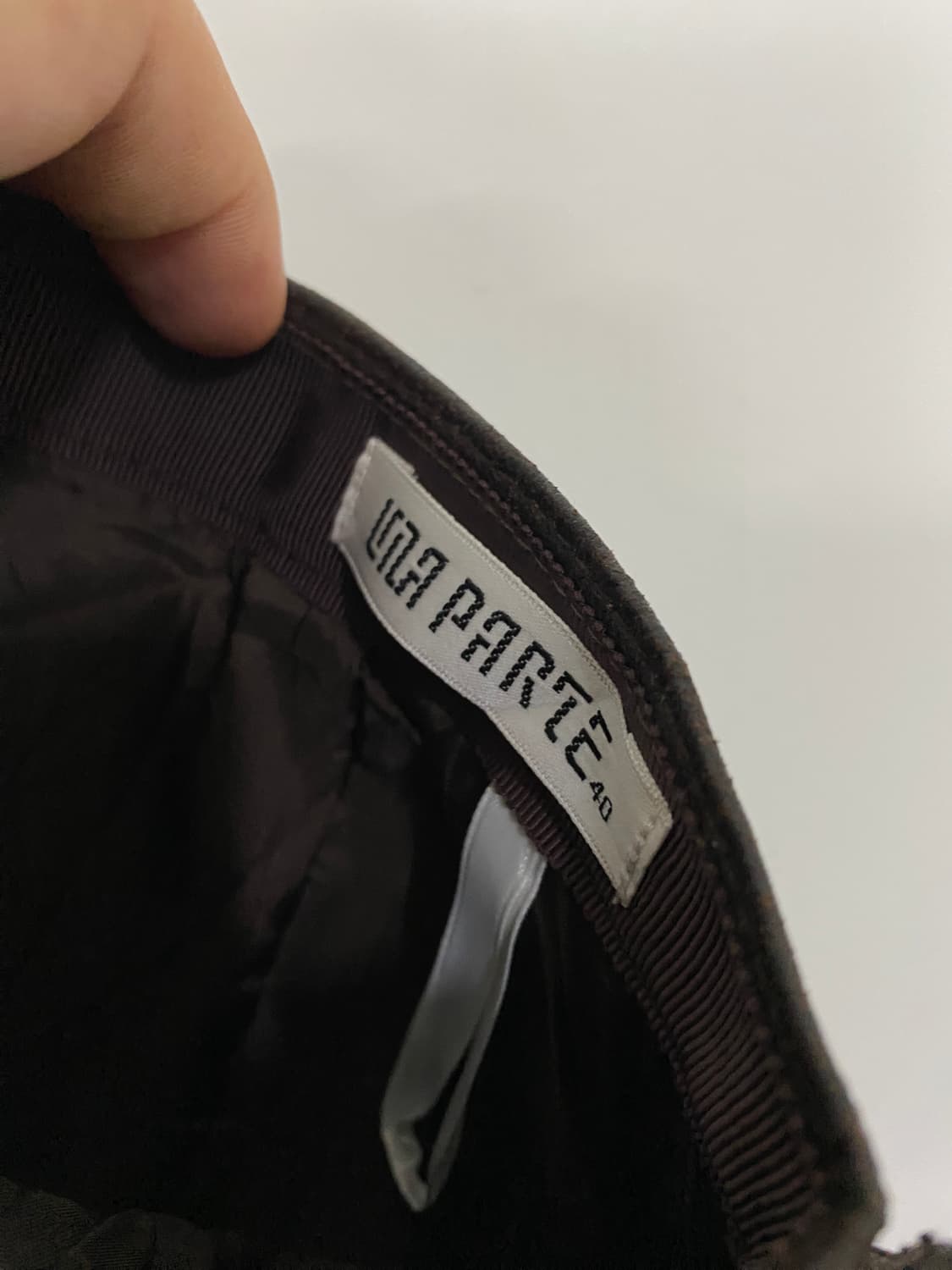 빈티지 UNAPARTE 프린지 레더 스커트 상품이미지9