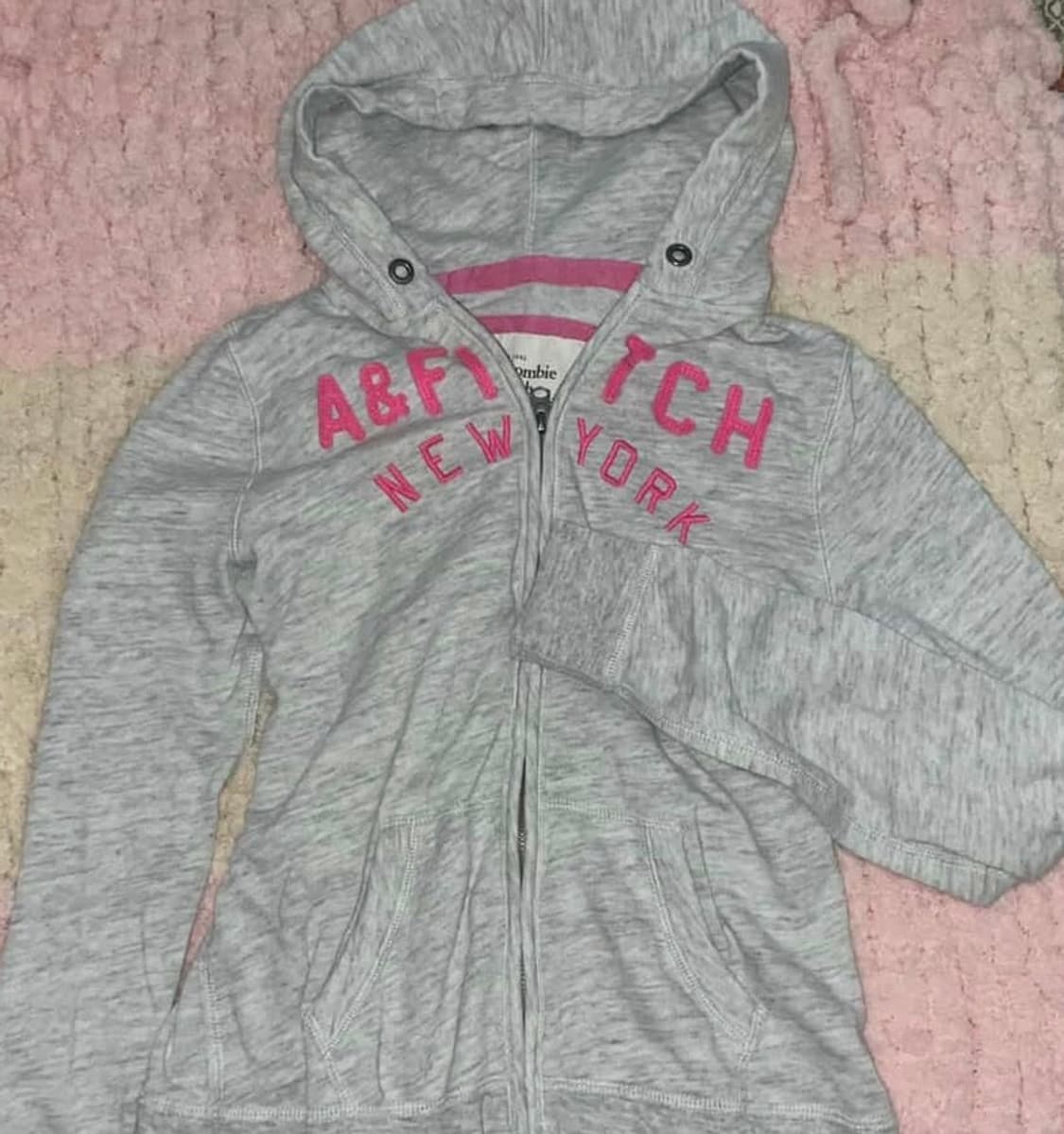 아베크롬비 그레이핑크 후드집업 상품이미지2