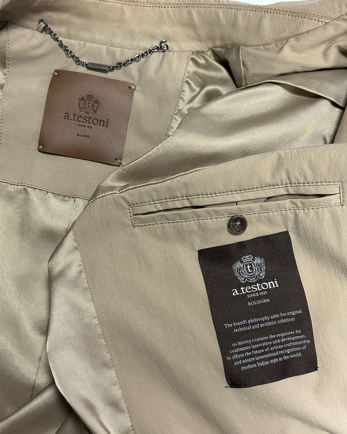 아테스토니 나일론 트렌치코트 상품이미지4