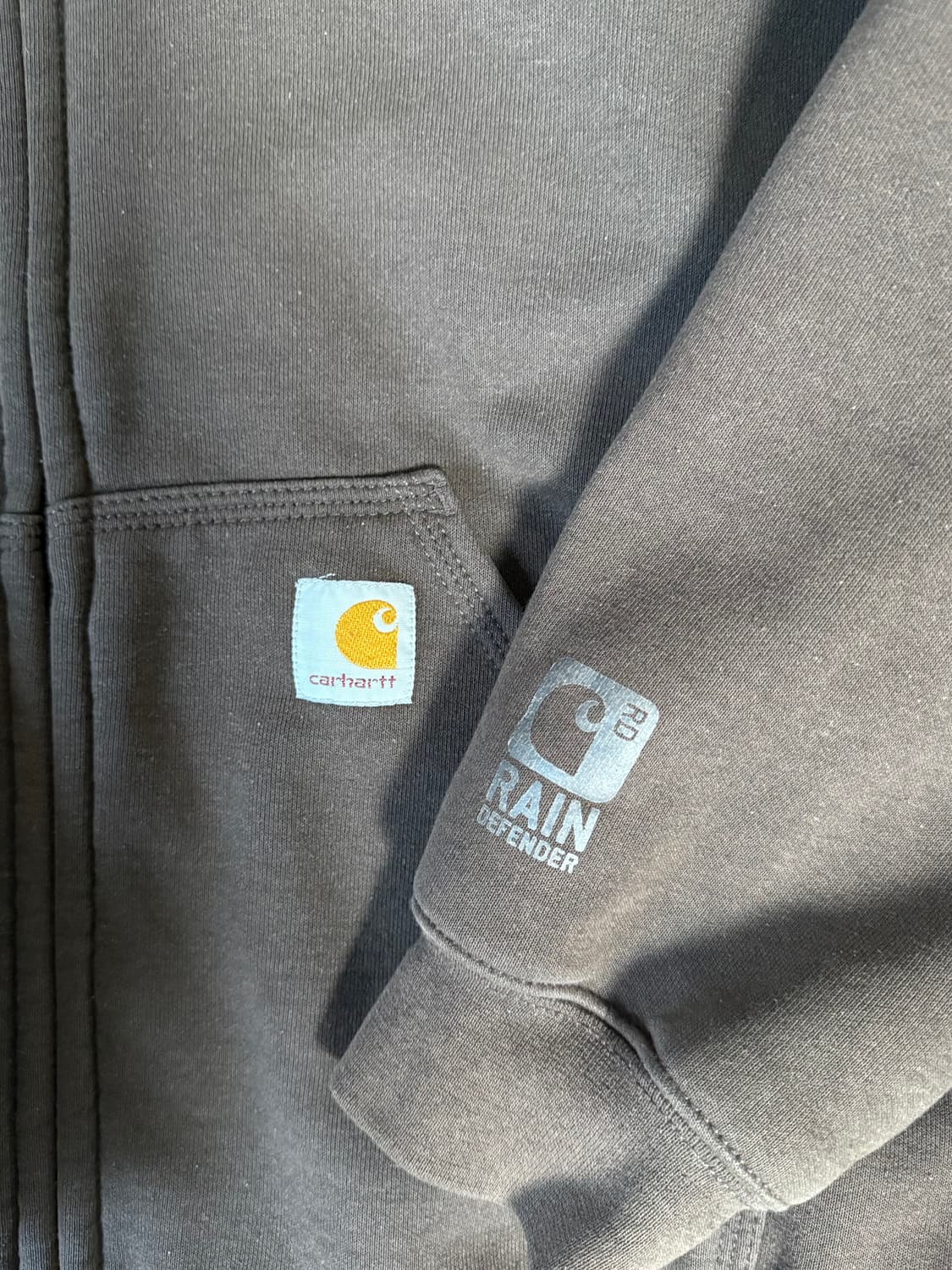 칼하트 써멀 후드집업 다크브라운 M 상품이미지3