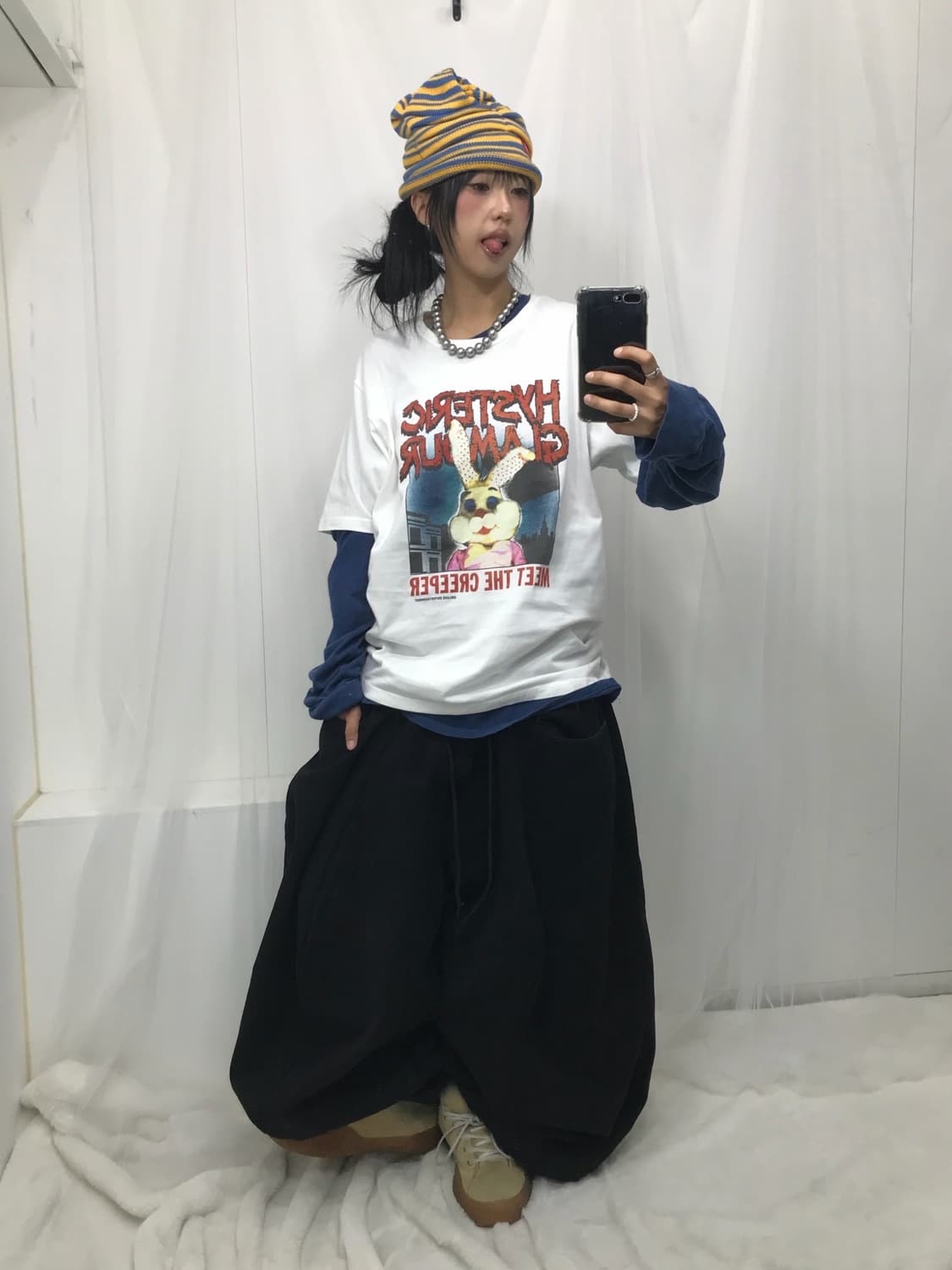 Hysteric Glamour Punk Rabbit T-shirt 상품이미지4