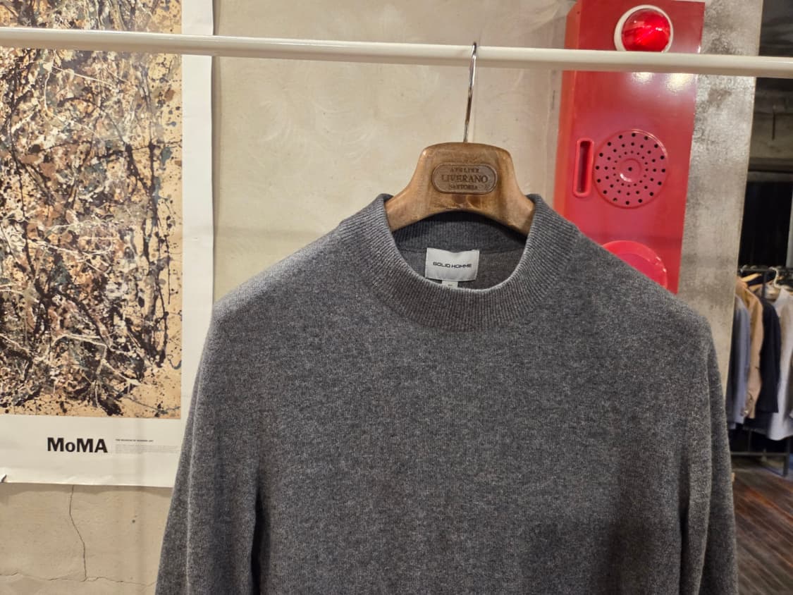 솔리드옴므 캐시미어 모호크넥니트 상품이미지4