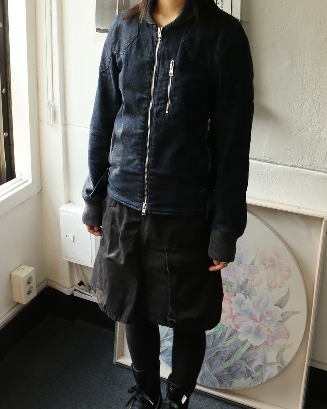 넘버나인 데님 라이더 자켓  상품이미지4