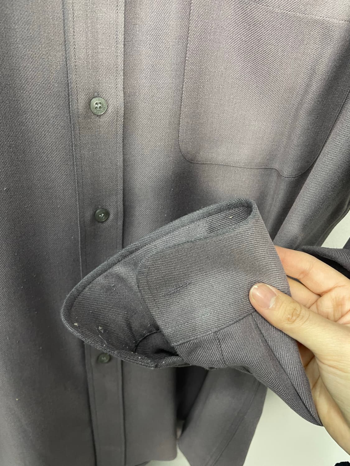 입생로랑 퍼플 원포켓 셔츠 H1757 상품이미지9