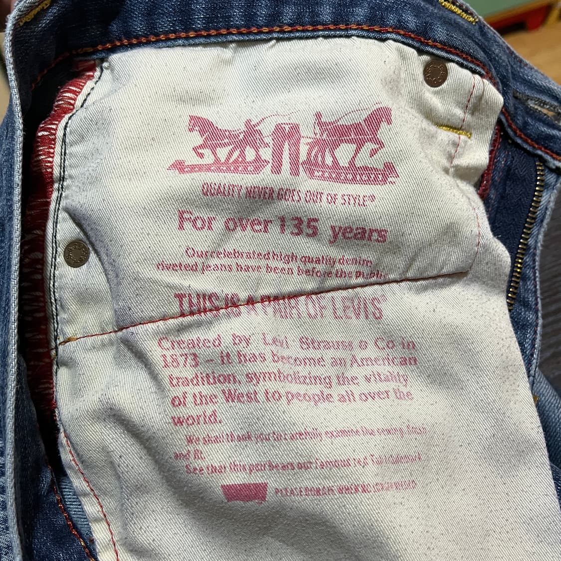 (32/34) 리바이스 502 빈티지 워싱 데님 청바지 상품이미지6