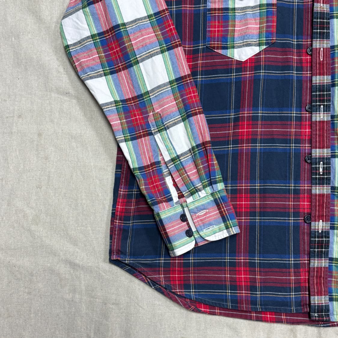 리바이스 아수라 멀티컬러 체크셔츠 L 상품이미지3