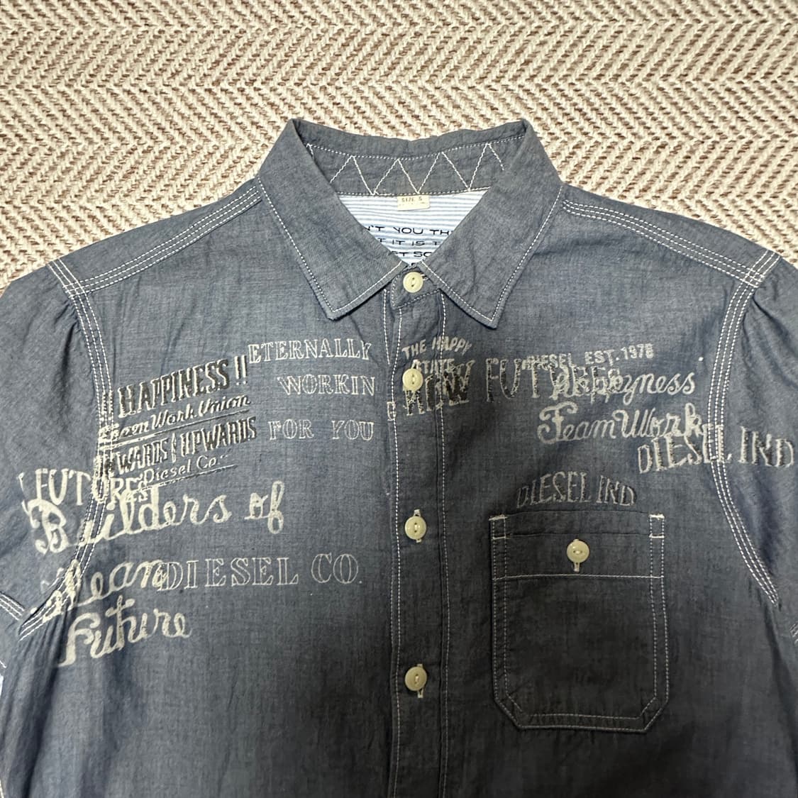 DIESEL vintage shirt 상품이미지3