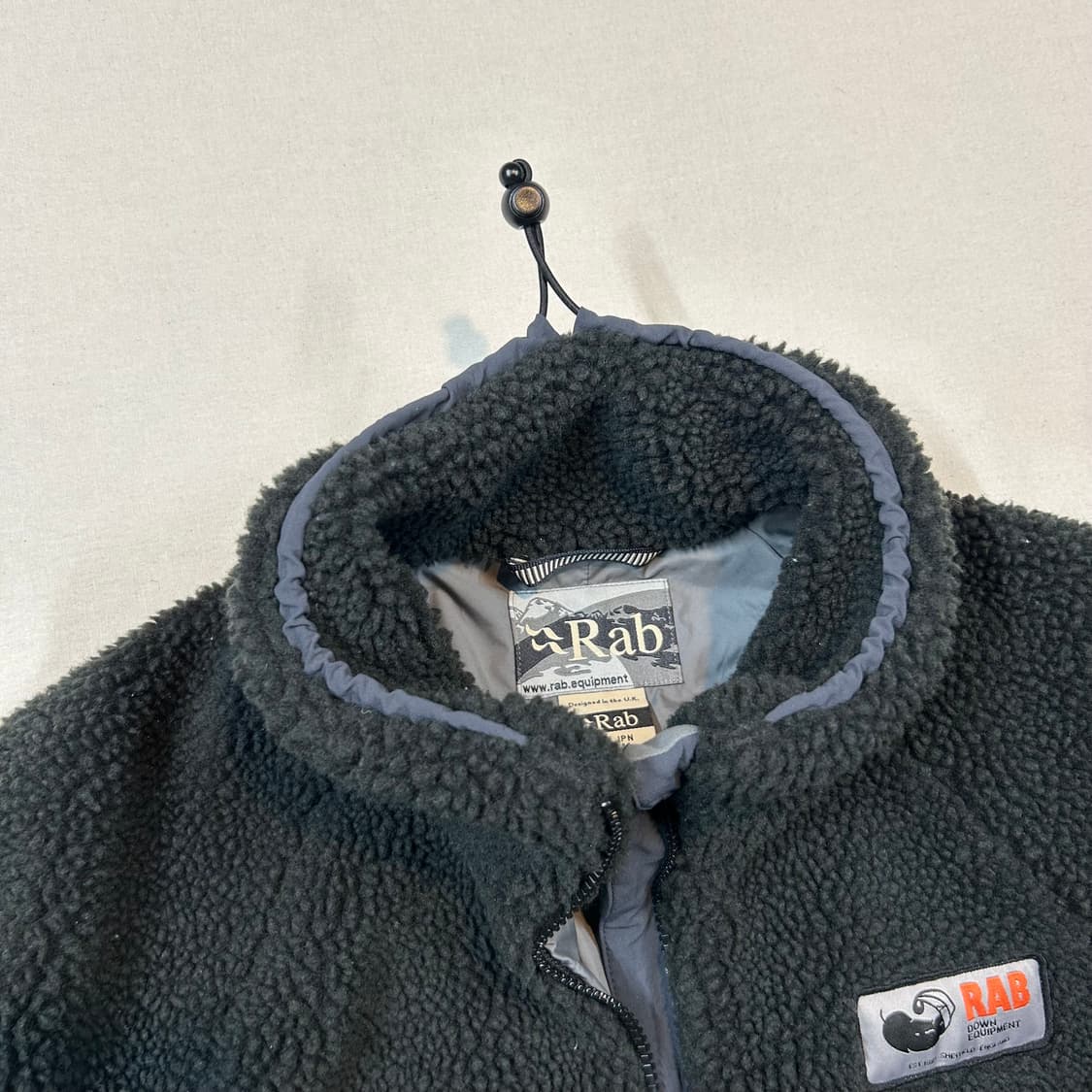 M) 랩 RAB 블랙 플리스 파일 자켓 상품이미지4