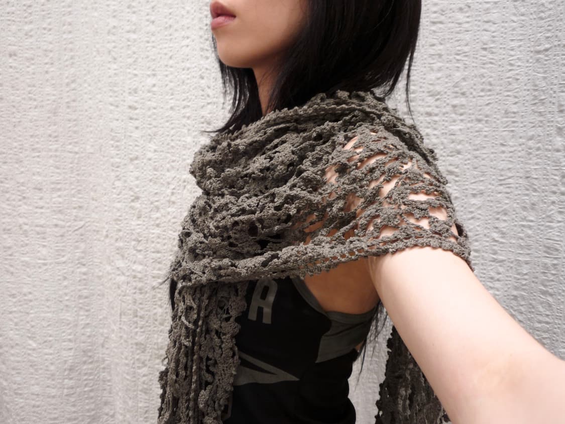 Crochet summer hoodie scarf 상품이미지7