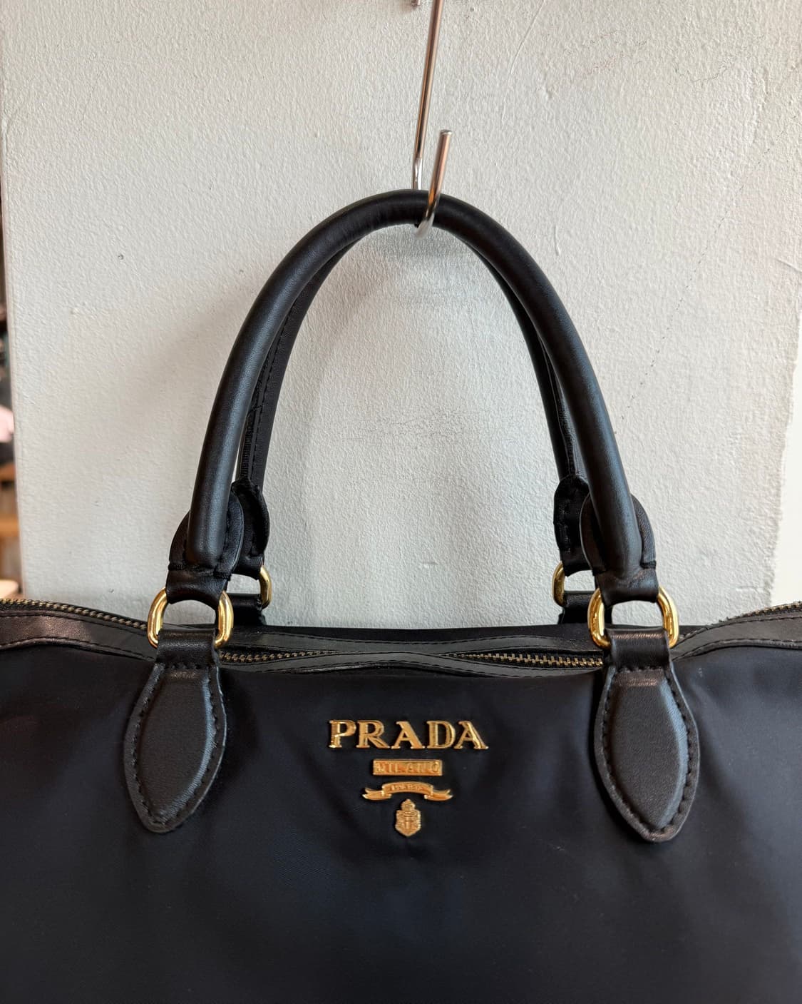 프라다 블랙 테수토 포코노 나일론 2WAY 토트백 상품이미지3