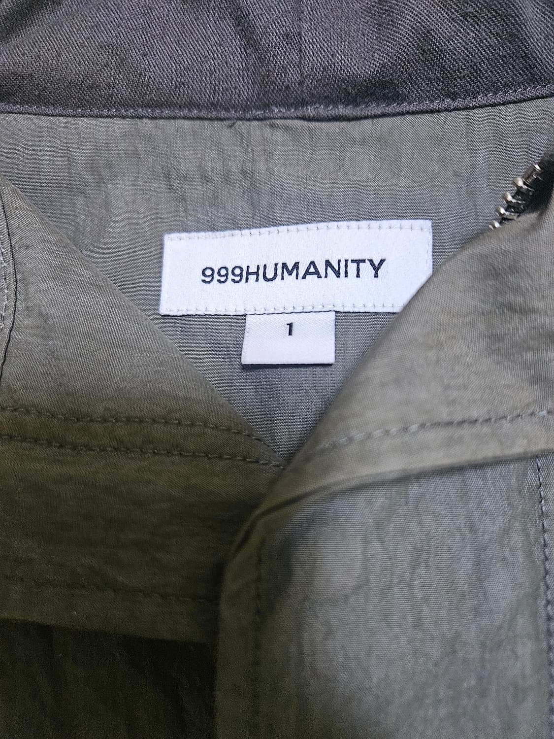 999humanity 미드 피쉬테일 자켓 올리브 1사이즈 상품이미지2