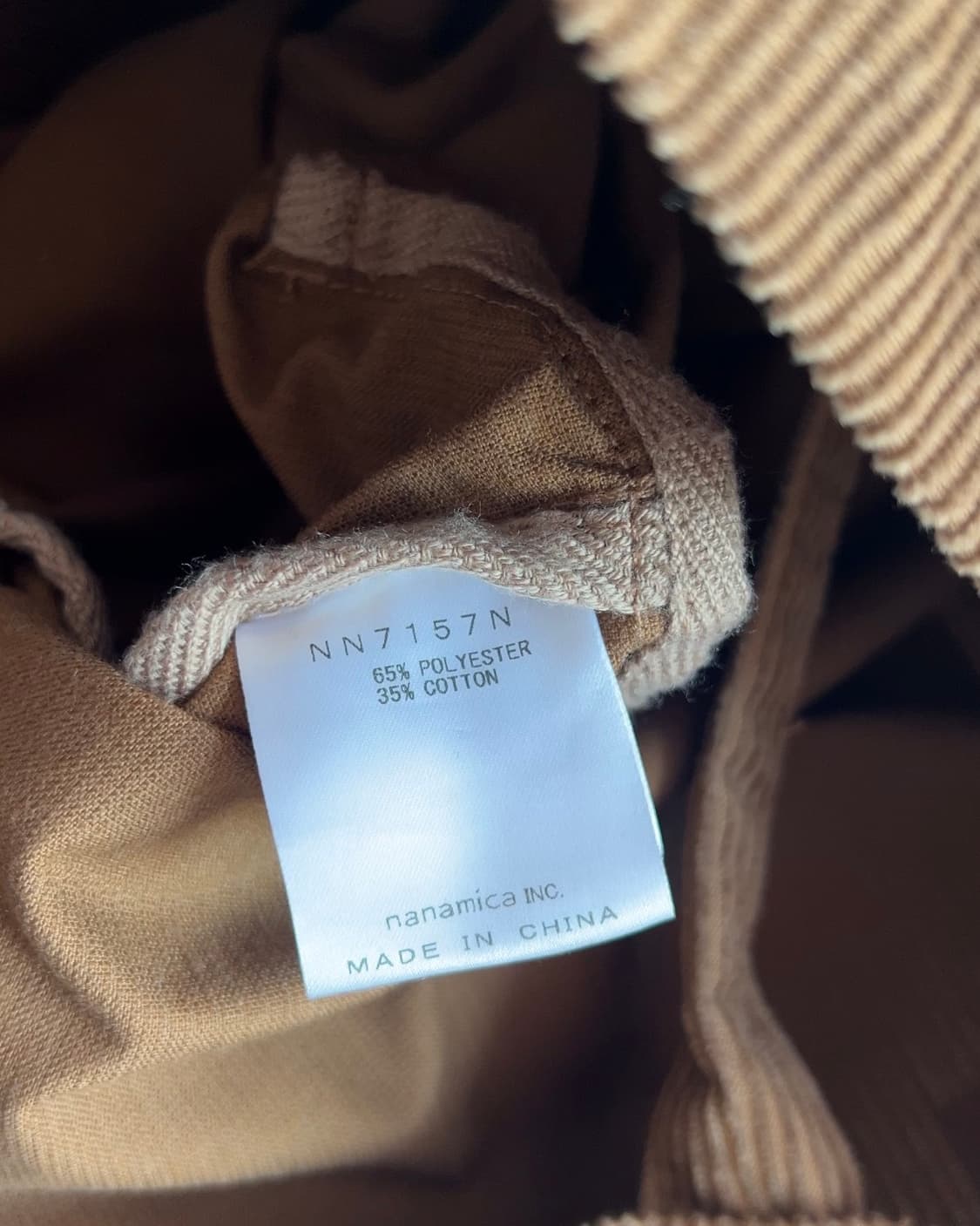 노스페이스 퍼플라벨 코듀로이 토트백 상품이미지4