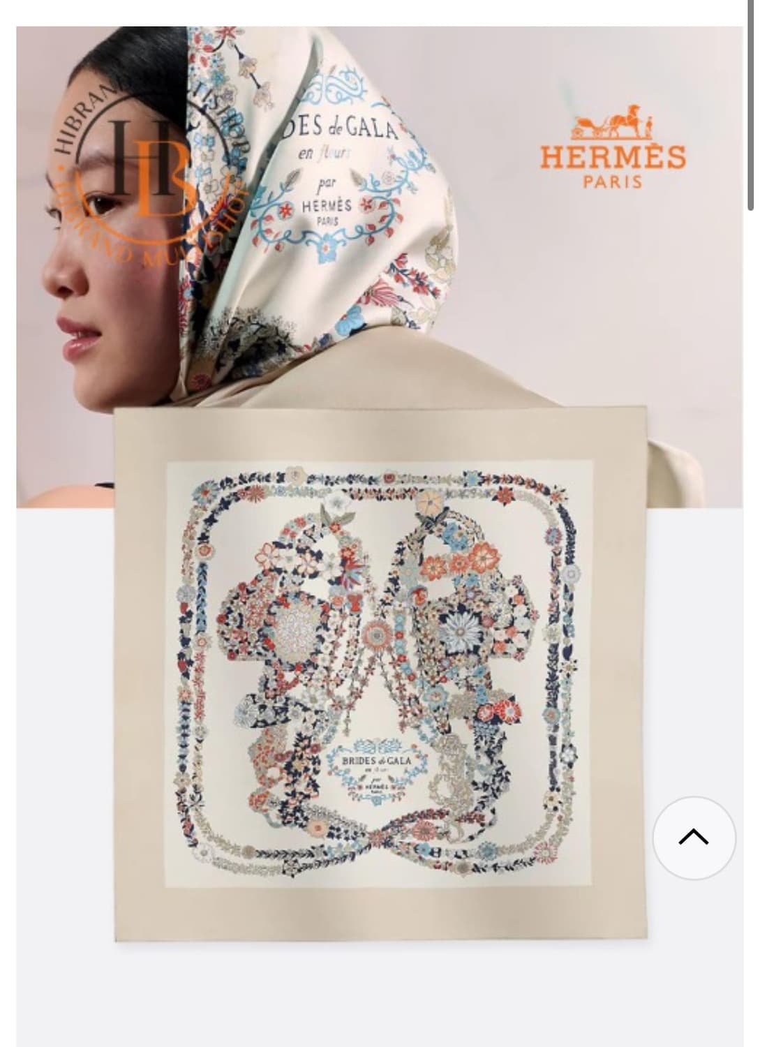 에르메스 Brides de Gala en Fleurs 스카프 상품이미지1