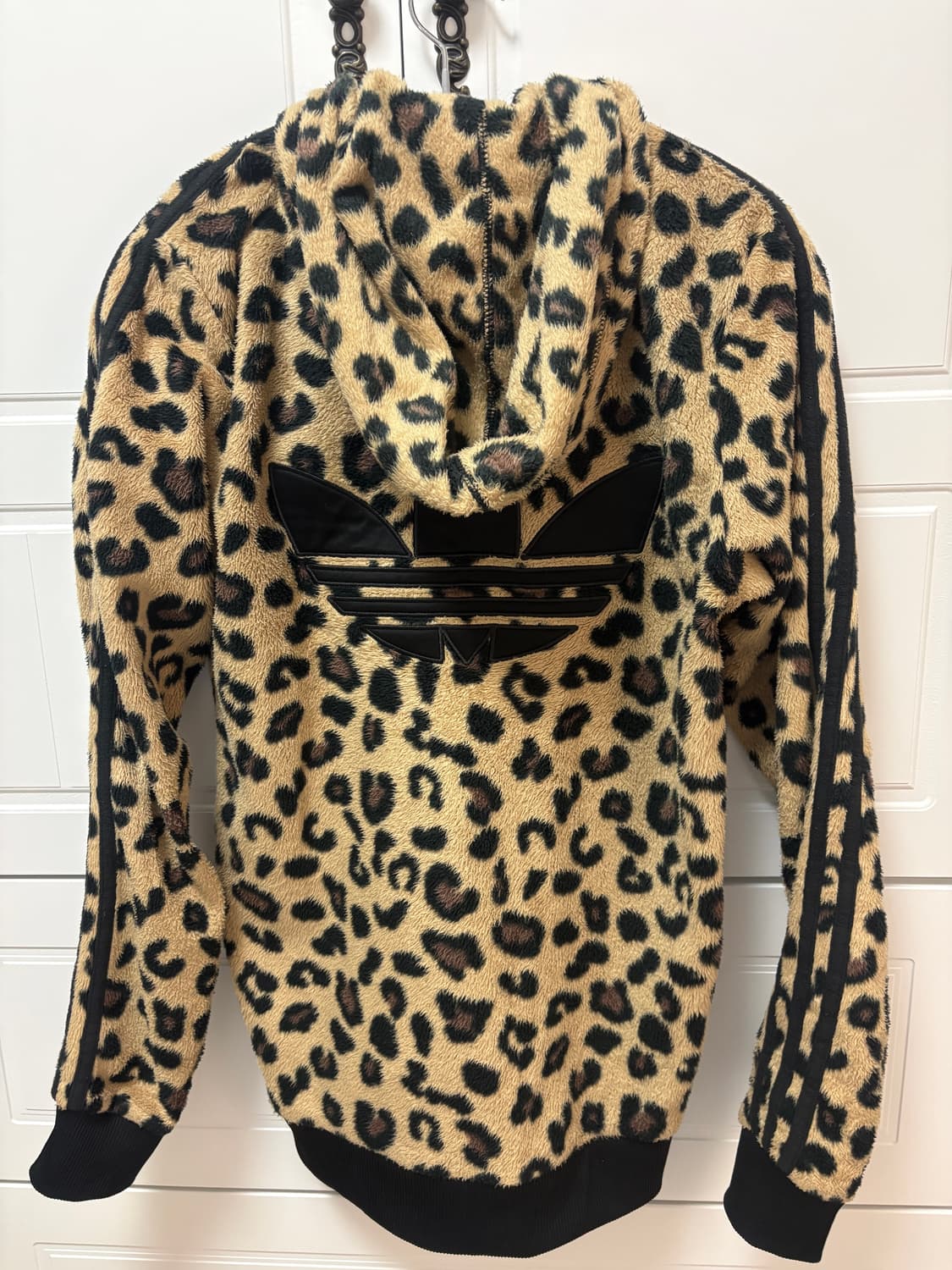 아디다스 갸루 레오파드 호피 쉐르파 후드집업 져지 85 상품이미지3