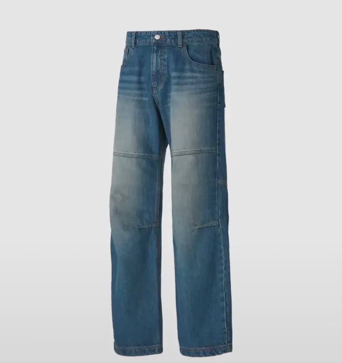 쿠어 페이딩 패널 데님 팬츠 L 상품이미지2