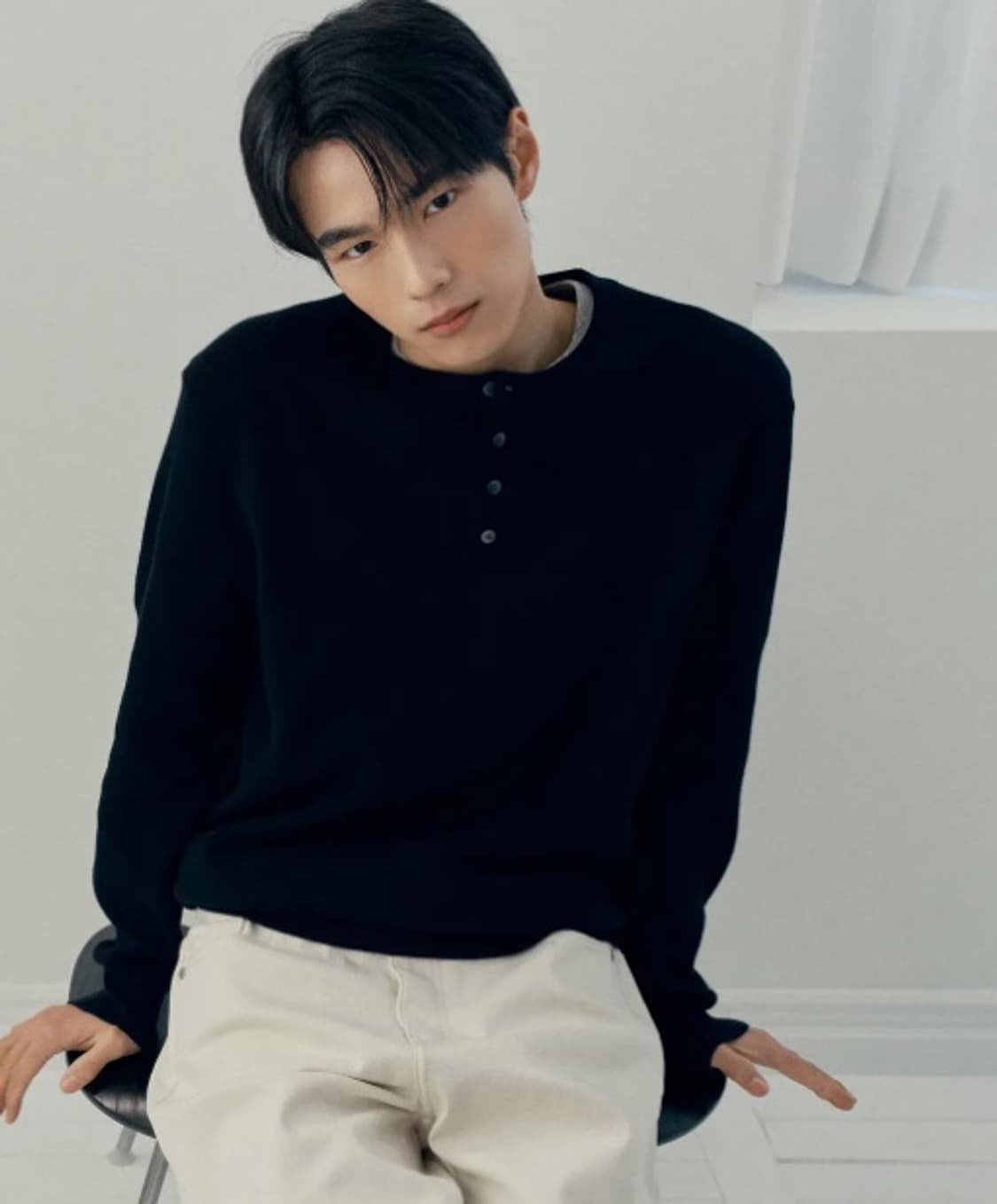 마인드 브리지 헨리넥 니트 95 상품이미지1