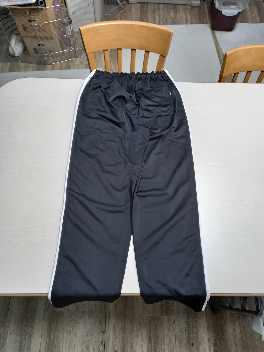 34 CONVERSE 봄가을용 스판 트레이닝하의 블랙 34-537 상품이미지2