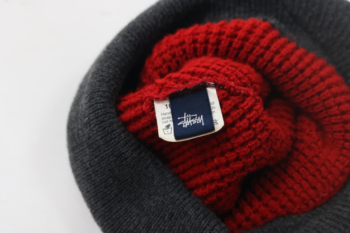 올드 스투시 90s 미국 생산 와플 비저니 비니 상품이미지6