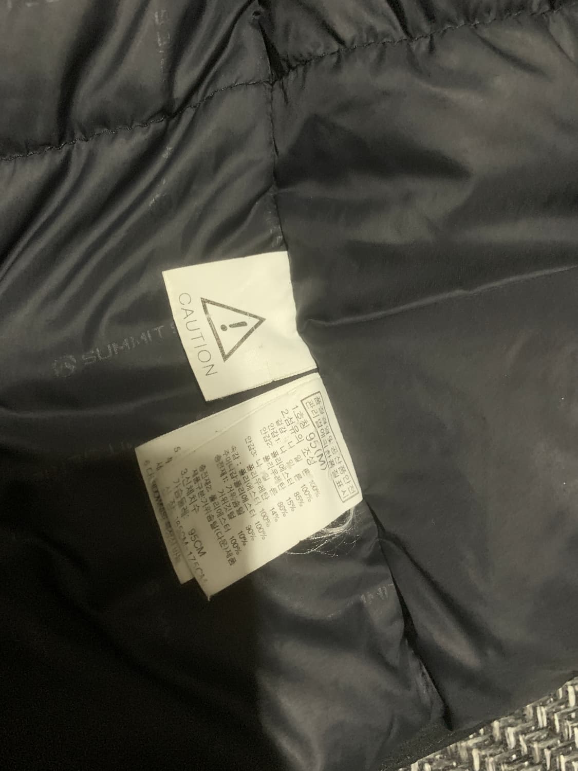 M)노스페이스 히말라야 블랙 구스다운 패딩점퍼 대장급 라이더 상품이미지3