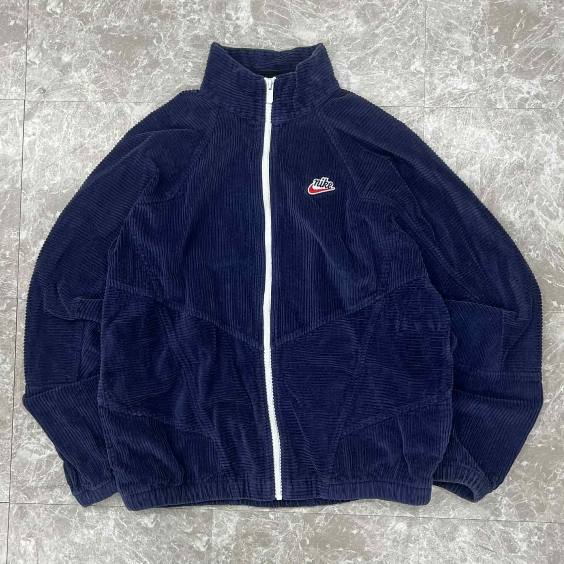 나이키 준신형 NSW 네이비 골덴 코듀로이 트랙탑 희귀져지(M) 상품이미지2