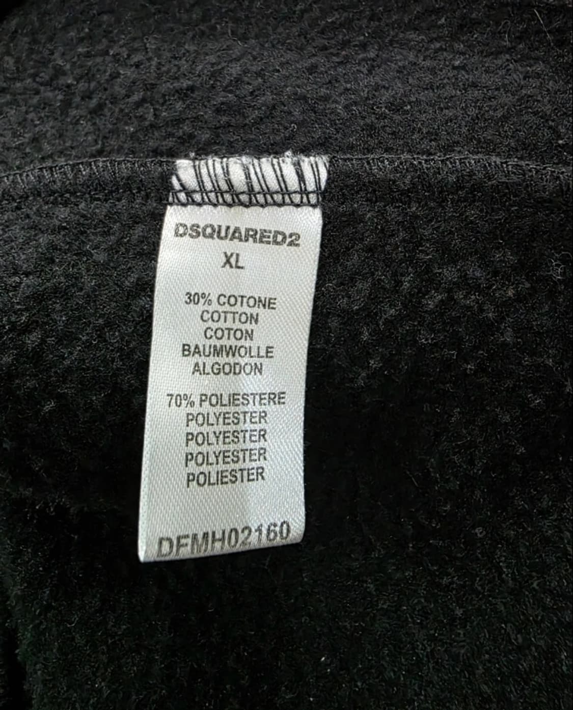 디스퀘어드2 블랙 후드티 105 상품이미지9