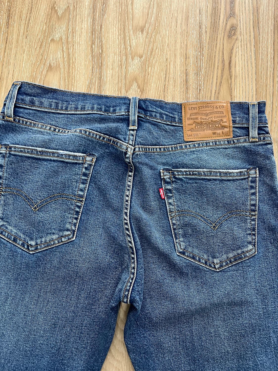 리바이스 511 셀비지데님 청바지 34 상품이미지5