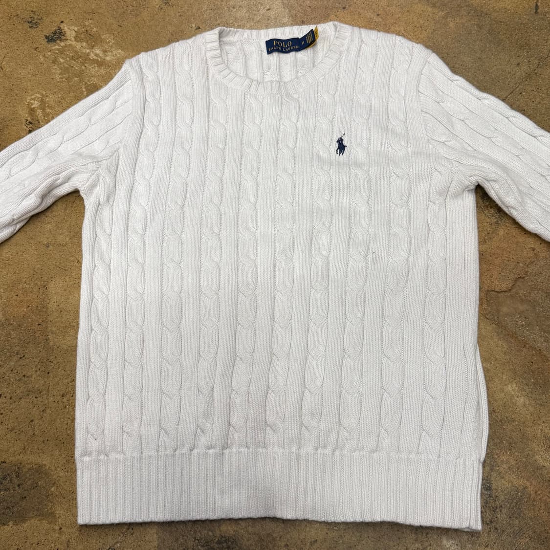 폴로 랄프로렌 화이트 니트 상품이미지3