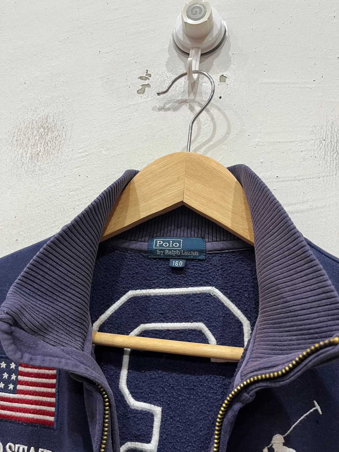 폴로랄프로렌 빅포니 USA 성조기 집업 자켓 우먼즈 상품이미지8