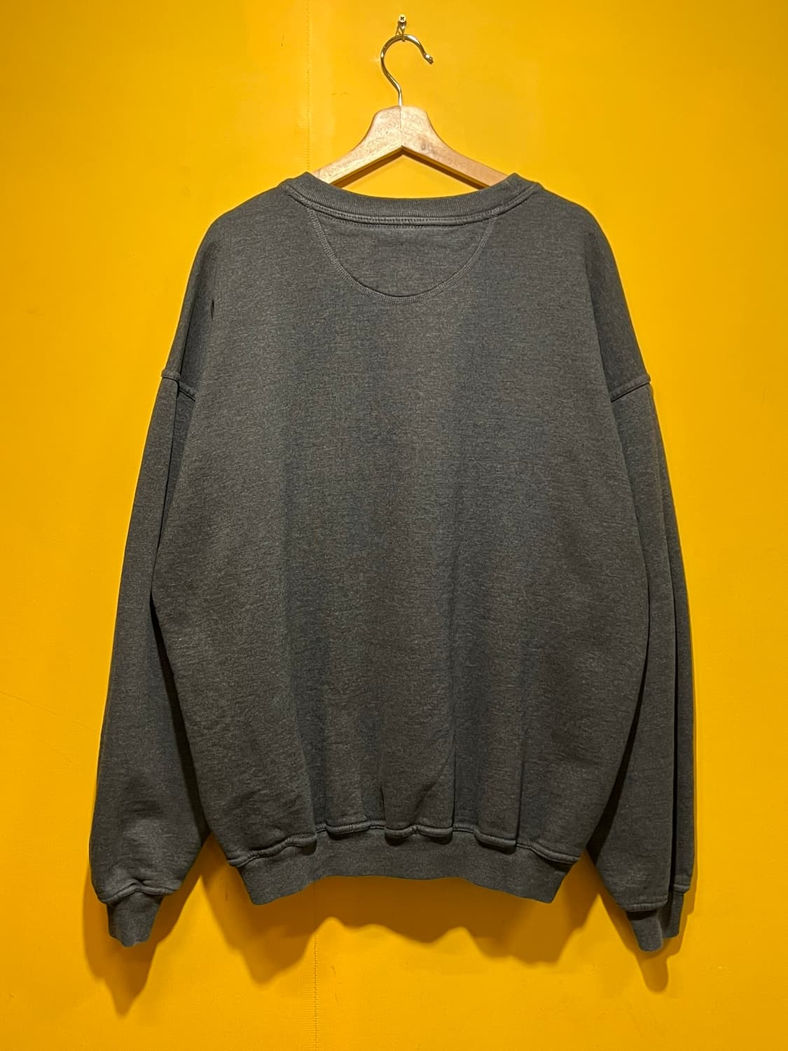 90s [2XL] 러셀 플루마 빈티지 맨투맨 차콜 그레이 상품이미지7