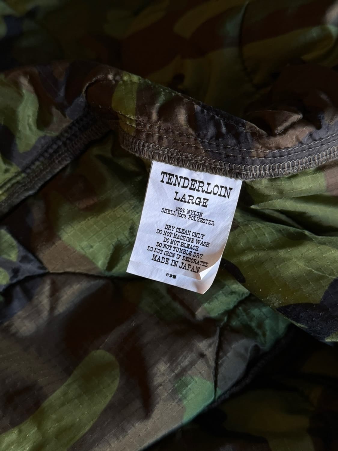 텐더로인 카모플라주 후드 판초 자켓  상품이미지8