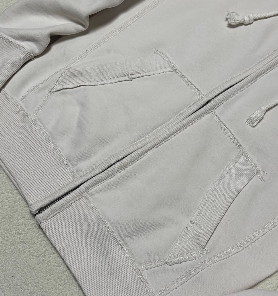 아베크롬비 연베이지 멜란지 후드집업 상품이미지3