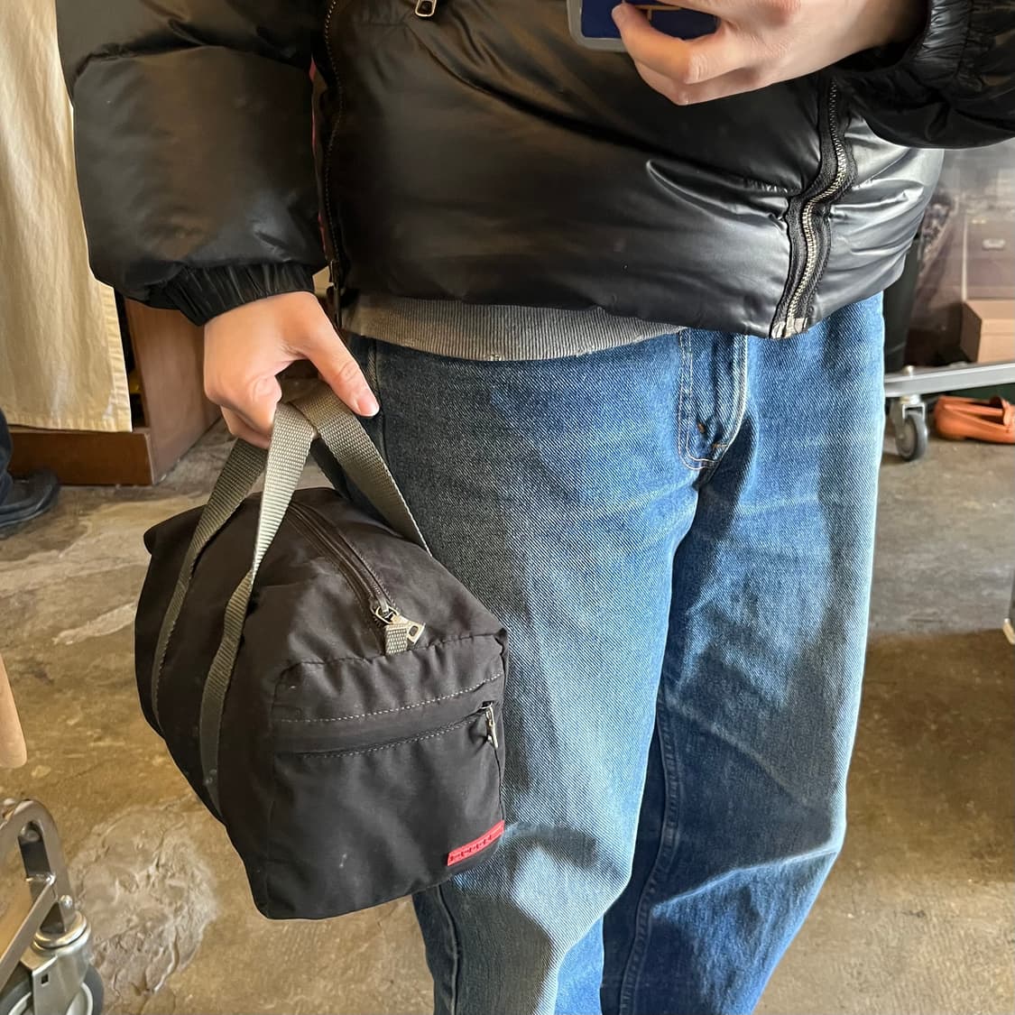 프라다 레드라인 미니 토트백 상품이미지8