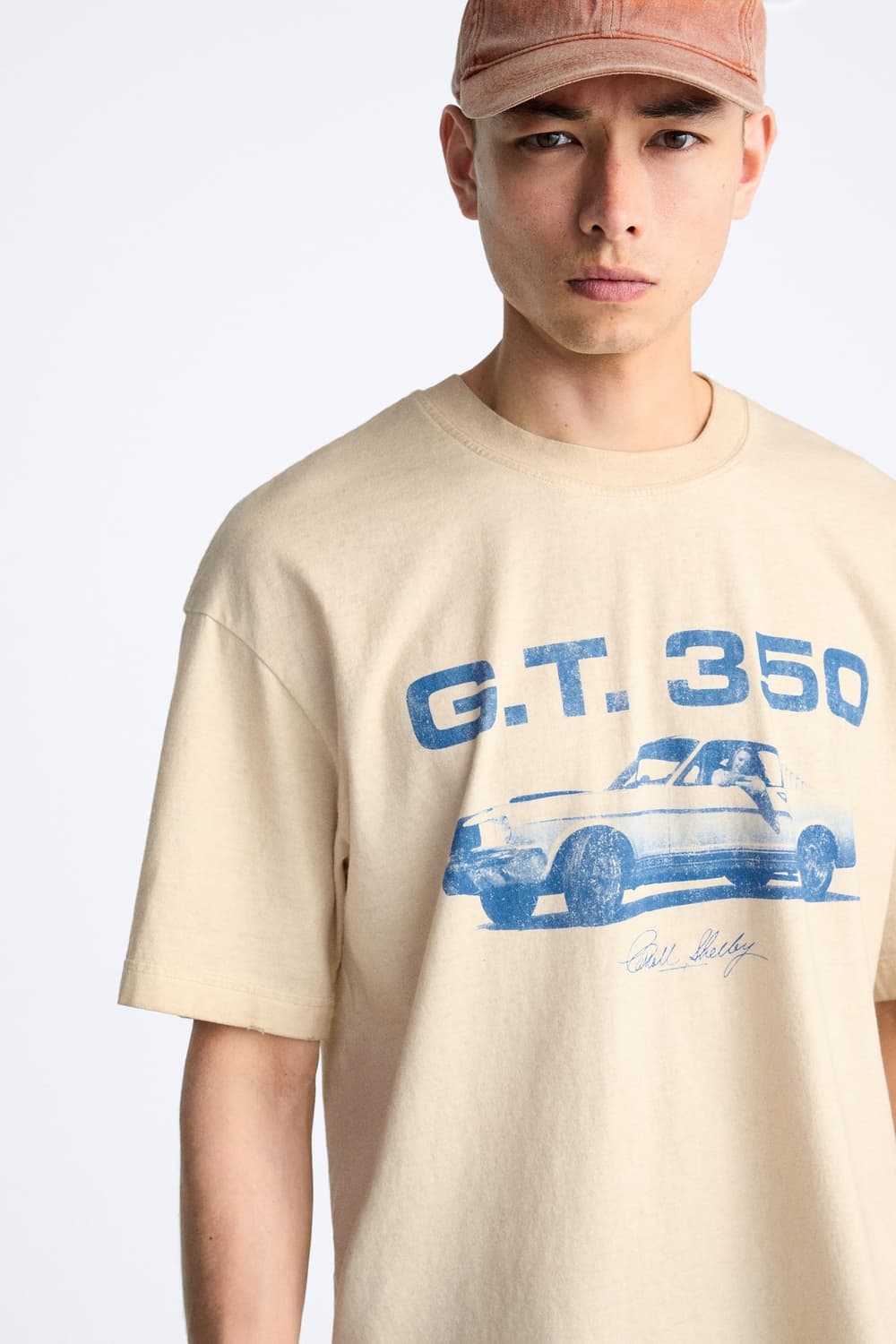 자라 G.T.350 SHELBYⓇ 셸비 빈티지 그래픽 반팔 티셔츠 상품이미지3