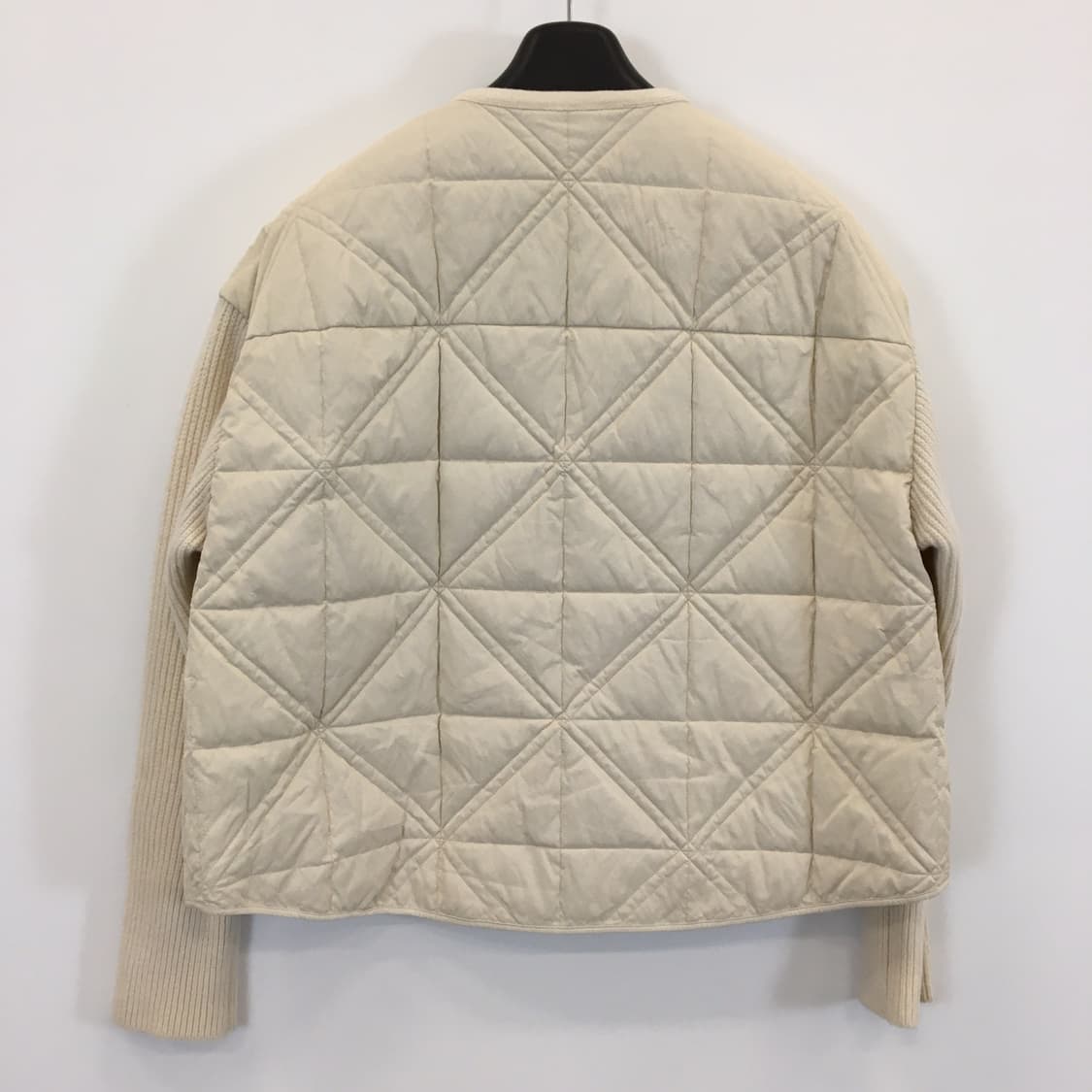 VOV 레더 구스다운 퀄팅 니트패딩 55 상품이미지4