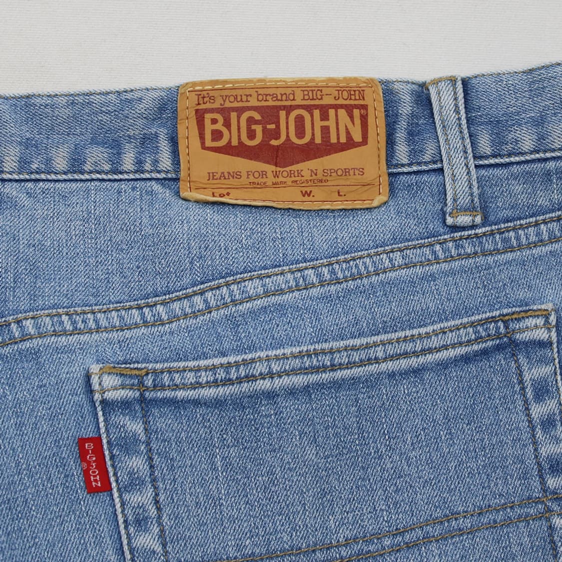 BIG JOHN SP103N 데님 팬츠 (남성용 37.5인치) 상품이미지9