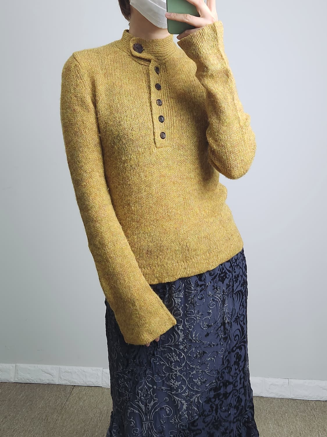 (MACPHEE) 믹스 니트  상품이미지3