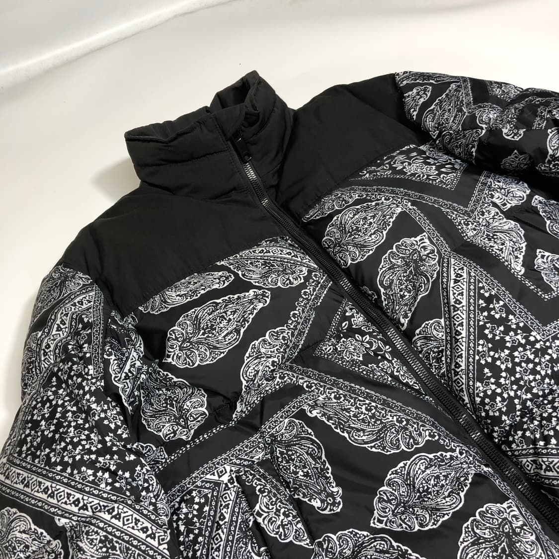 자라 페이즐리 패딩 M 상품이미지4