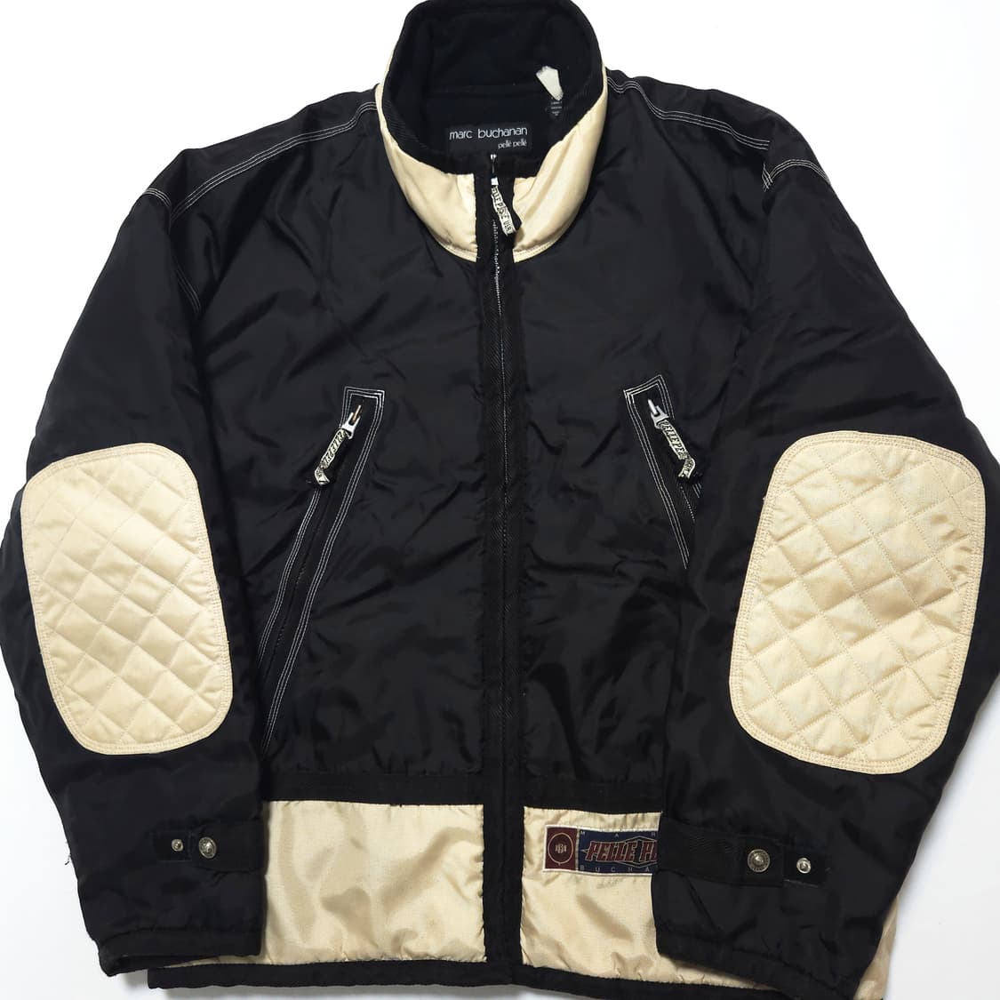 90s 펠레펠레 올드스쿨 스트릿 투톤 패디드 점퍼 자켓 상품이미지3