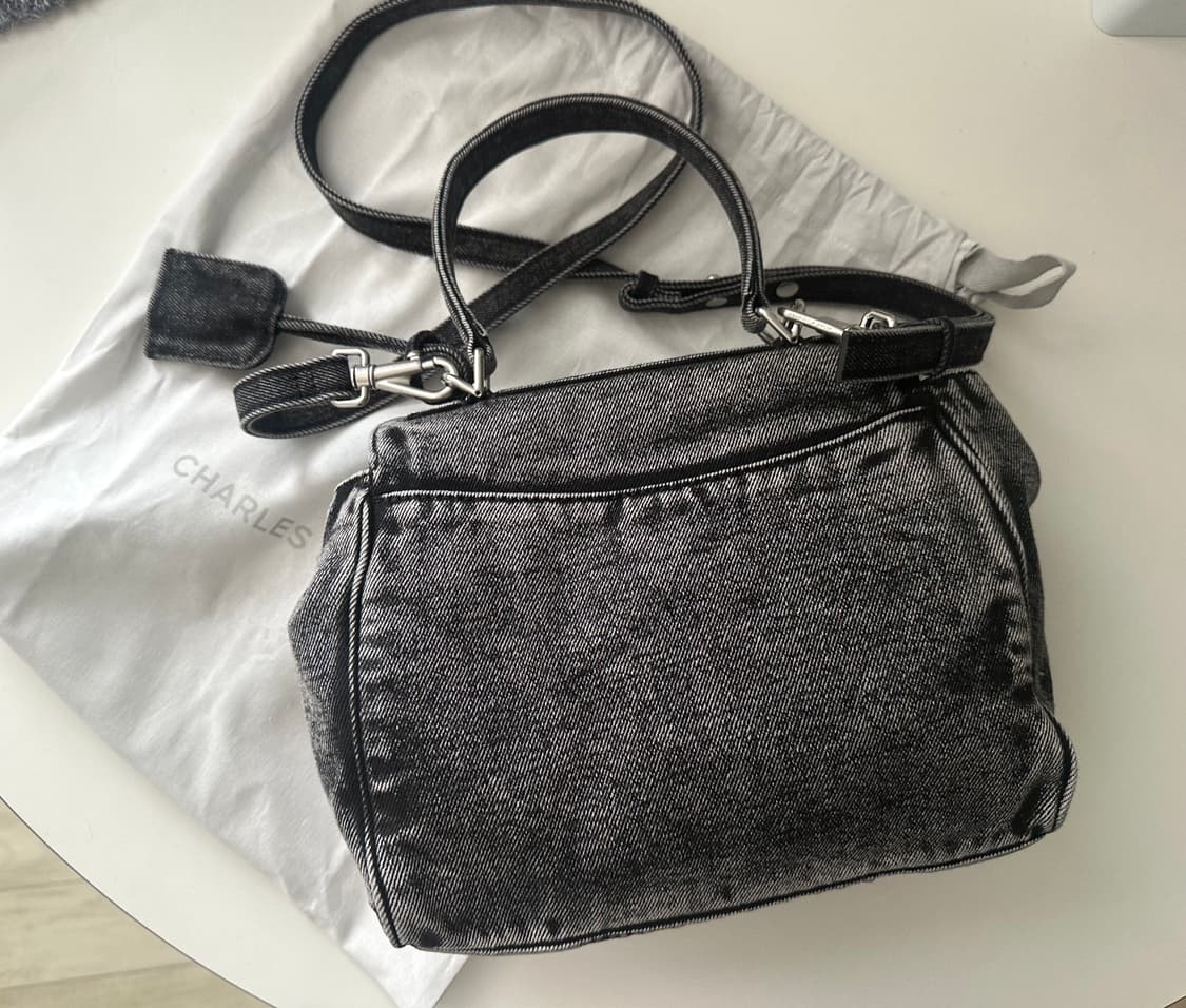 찰스앤키스 데님 토트•크로스백 상품이미지3