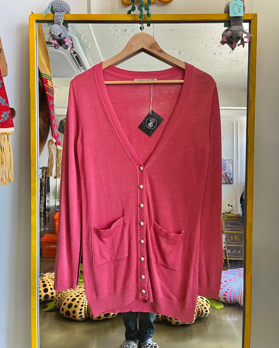 2000s ENRICO COVERI Italy Knit Cardigan 상품이미지3